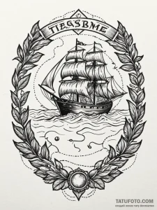 Treasure map burned at edges, tattoo sketch d... - эскиз тату (№1751629089_0, 04.07.2025 11:38) — Tatufoto.com