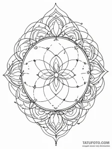 A mobius strip, tattoo flash sheet design, ge... - эскиз тату (№1751637062_0, 04.07.2025 13:51) — Tatufoto.com