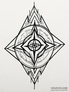Rift sigil burning through sky, ink illustrat... - эскиз тату (№1751637658_0, 04.07.2025 14:00) — Tatufoto.com