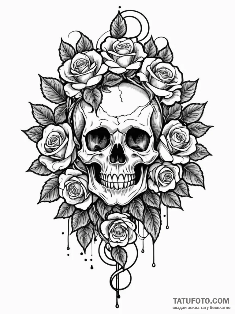 Necromancerр р†р вђљрівђћсћs staff crowned wi... - эскиз тату (№1751643095_0, 04.07.2025 15:31) — Tatufoto.com