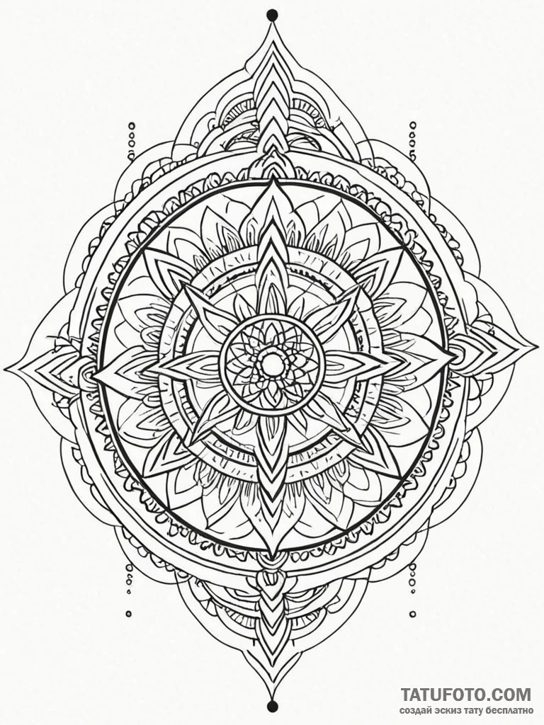 L, concept art for tattoo, unique design, ori... - эскиз тату (№1751643181_0, 04.07.2025 15:33) — Tatufoto.com