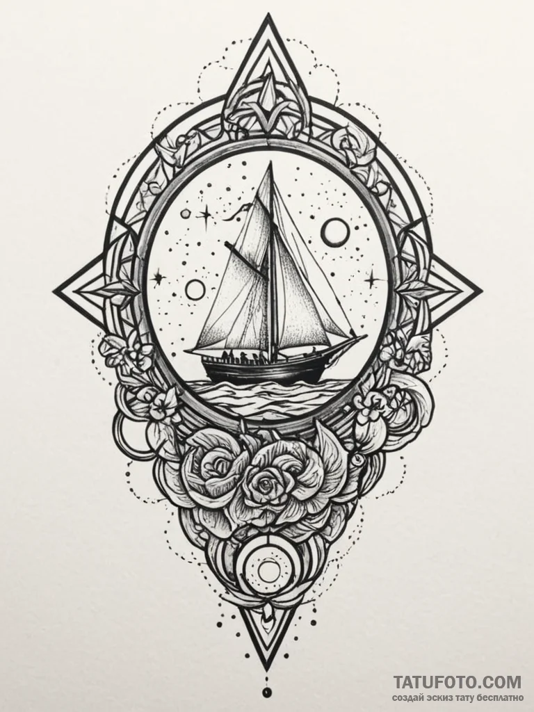 Broken veil of celestial gate, tattoo drawing... - эскиз тату (№1751644127_0, 04.07.2025 15:48) — Tatufoto.com