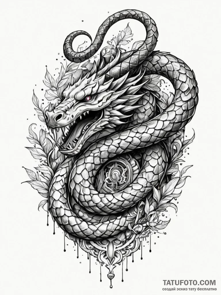 Warden helm cracked by serpent, tattoo line a... - эскиз тату (№1751645329_0, 04.07.2025 16:08) — Tatufoto.com