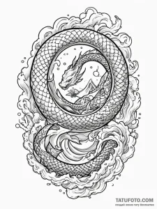 Treasure rune beneath celestial arch, concept... - эскиз тату (№1751650921_0, 04.07.2025 17:42) — Tatufoto.com
