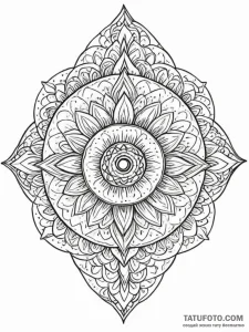 Donut, tattoo sketch design, dotwork shading,... - эскиз тату (№1751654505_0, 04.07.2025 18:41) — Tatufoto.com