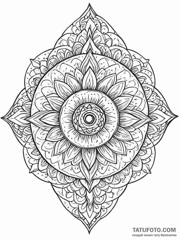 Donut, tattoo sketch design, dotwork shading,... - эскиз тату (№1751654505_0, 04.07.2025 18:41) — Tatufoto.com