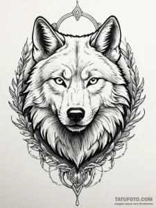 Fenrir (the wolf) - эскиз тату (№1751657471_0, 04.07.2025 19:31) — Tatufoto.com