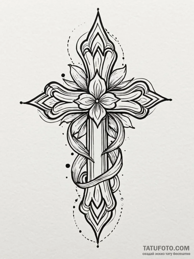 Q, tattoo flash sheet design, aesthetically p... - эскиз тату (№1751658437_0, 04.07.2025 19:47) — Tatufoto.com