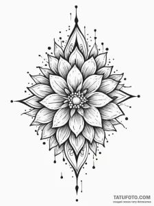 Y, tattoo sketch design, black and white sket... - эскиз тату (№1751658690_0, 04.07.2025 19:51) — Tatufoto.com