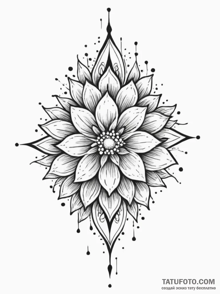 Y, tattoo sketch design, black and white sket... - эскиз тату (№1751658690_0, 04.07.2025 19:51) — Tatufoto.com