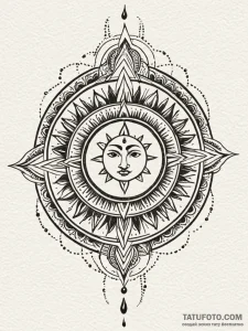 Black sun with dripping rays, concept art for... - эскиз тату (№1751659539_0, 04.07.2025 20:05) — Tatufoto.com