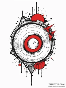 Orb shattering spectral seal, tattoo sketch d... - эскиз тату (№1751660479_0, 04.07.2025 20:21) — Tatufoto.com