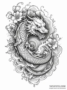 Temple beneath spectral storm, tattoo drawing... - эскиз тату (№1751662087_0, 04.07.2025 20:48) — Tatufoto.com