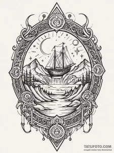Spirit well beneath spectral gate, tattoo dra... - эскиз тату (№1751667176_0, 04.07.2025 22:12) — Tatufoto.com