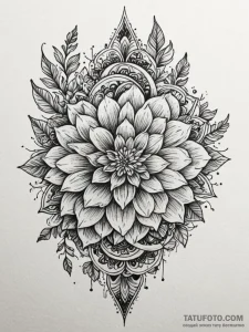 X, ink illustration for tattoo, masterpiece,... - эскиз тату (№1751667432_0, 04.07.2025 22:17) — Tatufoto.com