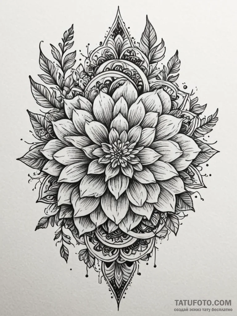 X, ink illustration for tattoo, masterpiece,... - эскиз тату (№1751667432_0, 04.07.2025 22:17) — Tatufoto.com