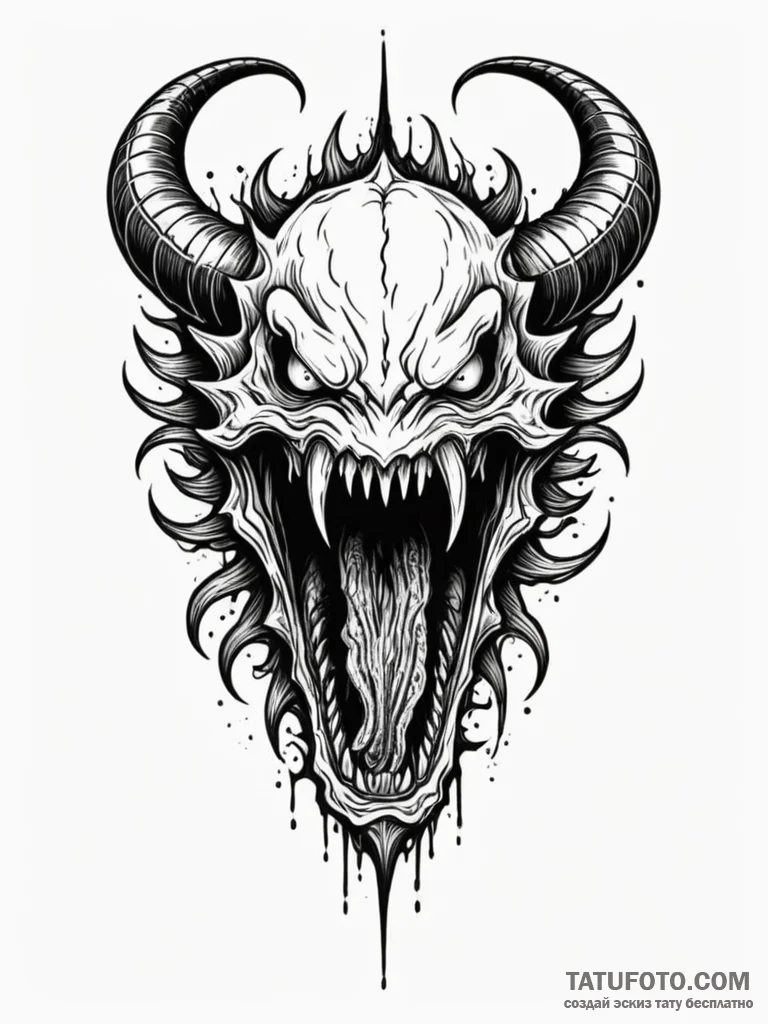 Krakenр р†р вђљрівђћсћs maw devouring light,... - эскиз тату (№1751667604_0, 04.07.2025 22:20) — Tatufoto.com