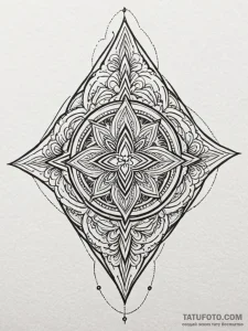 A wishbone, tattoo line art, geometric tattoo... - эскиз тату (№1751668284_0, 04.07.2025 22:31) — Tatufoto.com