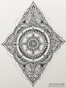Engraved bones scattered in sand, artistic ta... - эскиз тату (№1751669560_0, 04.07.2025 22:52) — Tatufoto.com