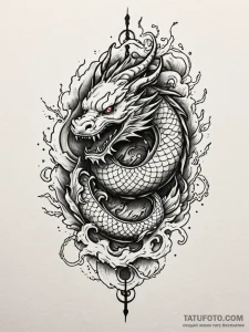 Dreyfus-style industrial design symbol, artis... - эскиз тату (№1751671498_0, 04.07.2025 23:24) — Tatufoto.com