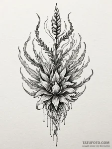 Cordyceps from the last of us, tattoo sketch... - эскиз тату (№1751672005_0, 04.07.2025 23:33) — Tatufoto.com