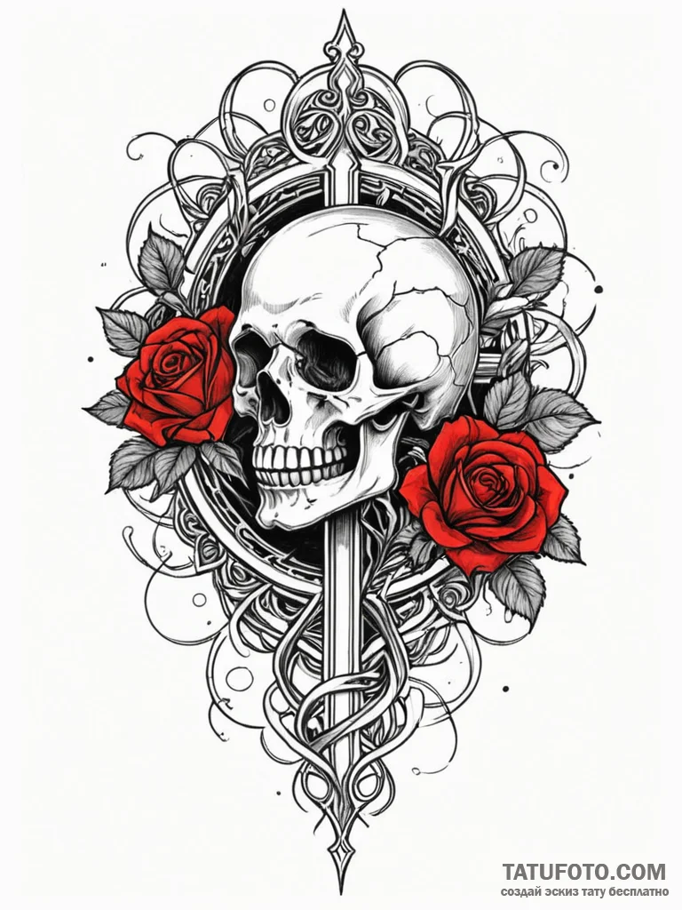 Quicksilver tendrils gripping relic, concept… — эскиз тату (№1751673188_0, 04.07.2025 23:53) — Tatufoto.com