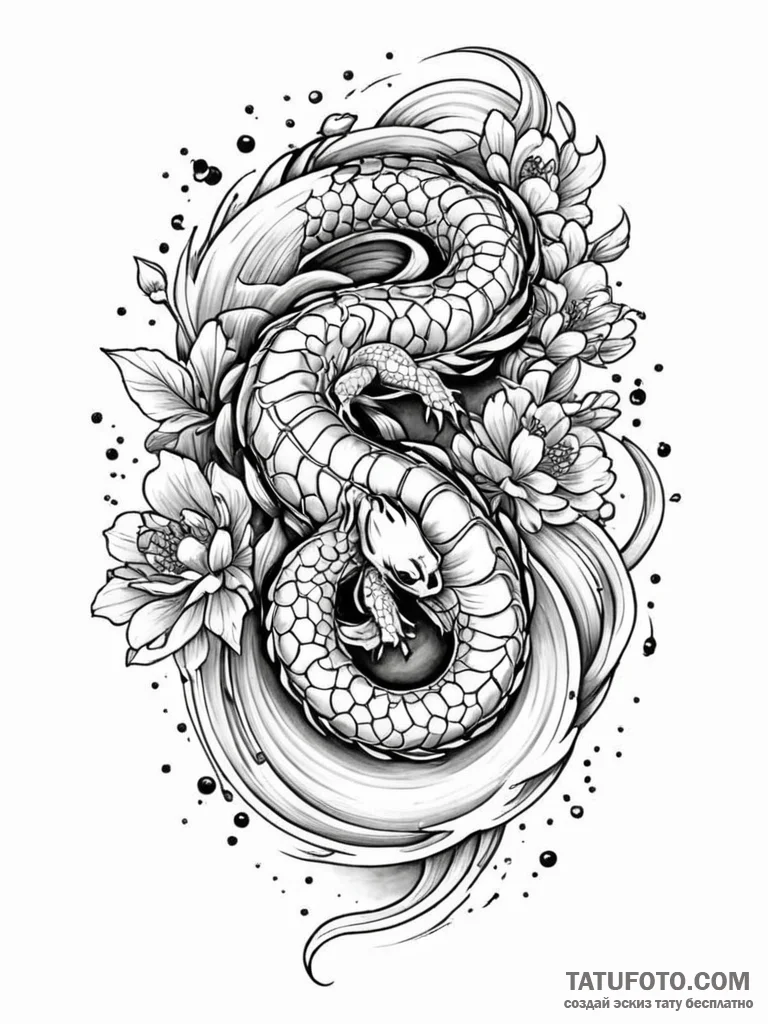 Tortoise, symbolizing wisdom, longevity, and… — эскиз тату (№1751673274_0, 04.07.2025 23:54) — Tatufoto.com