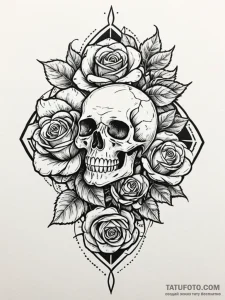 Pin, tattoo drawing outline, chicano tattoo s... - эскиз тату (№1751675830_0, 05.07.2025 00:37) — Tatufoto.com
