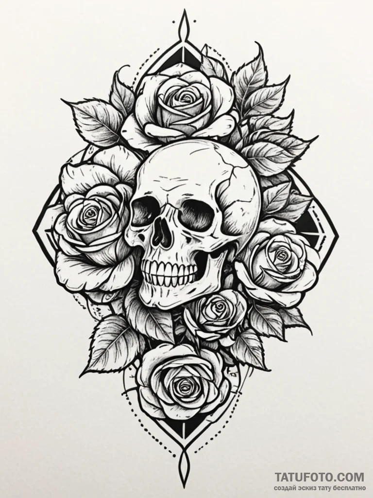 Pin, tattoo drawing outline, chicano tattoo s... - эскиз тату (№1751675830_0, 05.07.2025 00:37) — Tatufoto.com