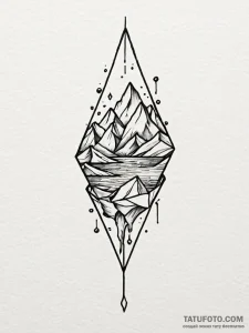 A detailed broken glass of water, shattered,,... - эскиз тату (№1751677612_0, 05.07.2025 01:06) — Tatufoto.com
