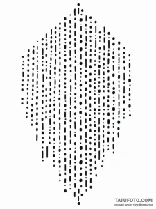 Binary code pattern - эскиз тату (№1751681870_0, 05.07.2025 02:17) — Tatufoto.com