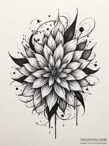 Engraving, tattoo flash sheet design, highly... - эскиз тату (№1751682551_0, 05.07.2025 02:29) — Tatufoto.com