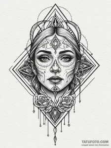 Noble relic through spectral rift, tattoo ske... - эскиз тату (№1751682637_0, 05.07.2025 02:30) — Tatufoto.com