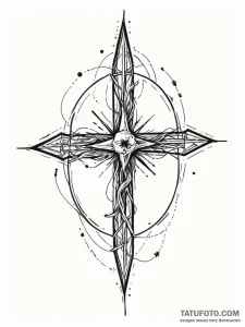 Fallen star within bone cage, concept art for... - эскиз тату (№1751683670_0, 05.07.2025 02:47) — Tatufoto.com
