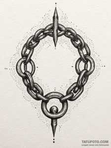 A detailed broken chain, freedom,, tattoo fla... - эскиз тату (№1751685563_0, 05.07.2025 03:19) — Tatufoto.com