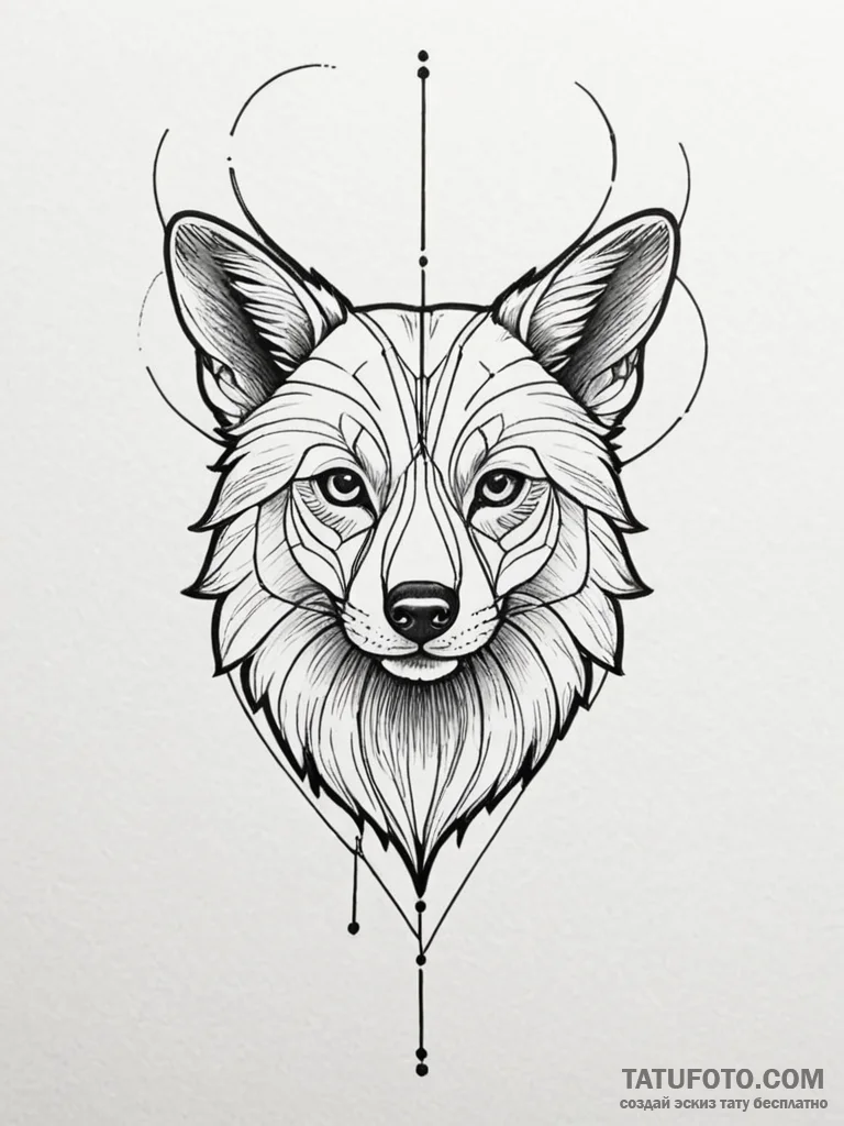 I, artistic tattoo sketch, black and white sk… — эскиз тату (№1751685827_0, 05.07.2025 03:23) — Tatufoto.com