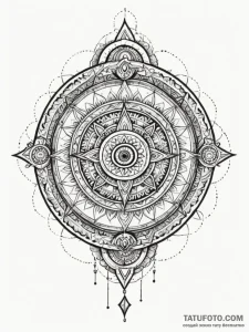 Burning key unlocking forbidden gate, ink ill... - эскиз тату (№1751686673_0, 05.07.2025 03:37) — Tatufoto.com