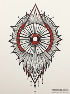 Sunbeam caught in crystal prism, tattoo sketc... - эскиз тату (№1751687864_0, 05.07.2025 03:57) — Tatufoto.com