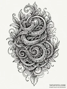 Kappa, concept art for tattoo, ornamental tat... - эскиз тату (№1751691391_0, 05.07.2025 04:56) — Tatufoto.com