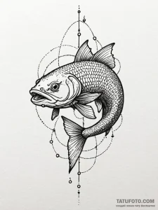 Catfish, tattoo sketch design, black and whit... - эскиз тату (№1751695467_0, 05.07.2025 06:04) — Tatufoto.com