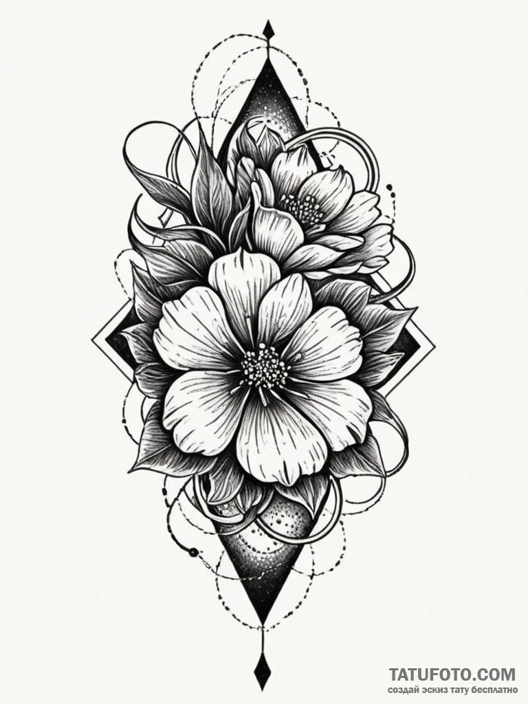 F, tattoo sketch design, dynamic composition,... - эскиз тату (№1751696358_0, 05.07.2025 06:19) — Tatufoto.com