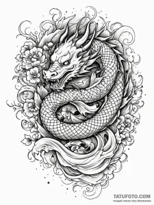 Needle relic crowned in roots, tattoo flash s... - эскиз тату (№1751696788_0, 05.07.2025 06:26) — Tatufoto.com