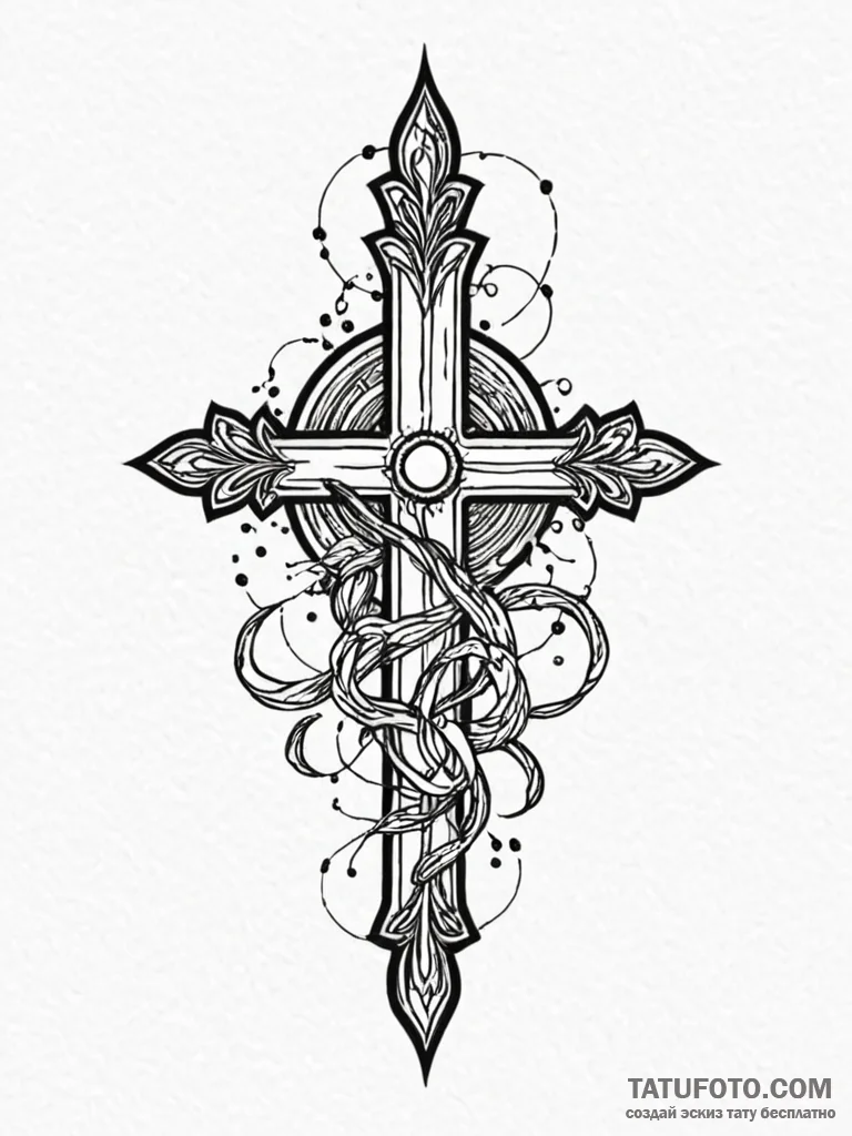 Lute cracked and bleeding notes, tattoo flash... - эскиз тату (№1751698156_0, 05.07.2025 06:49) — Tatufoto.com
