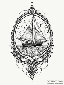 Pulse, ink illustration for tattoo, old schoo... - эскиз тату (№1751698413_0, 05.07.2025 06:53) — Tatufoto.com