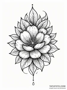 Apricot, tattoo line art, blackwork tattoo st... - эскиз тату (№1751700784_0, 05.07.2025 07:33) — Tatufoto.com
