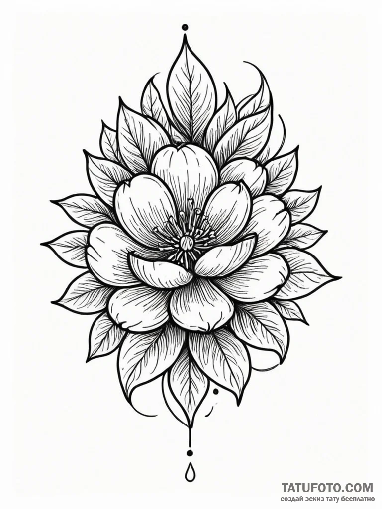 Apricot, tattoo line art, blackwork tattoo st... - эскиз тату (№1751700784_0, 05.07.2025 07:33) — Tatufoto.com