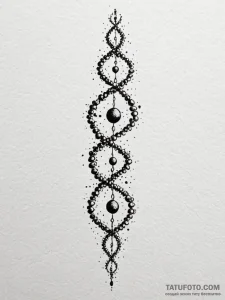 X-chromosome and y-chromosome, representing f... - эскиз тату (№1751701128_0, 05.07.2025 07:38) — Tatufoto.com