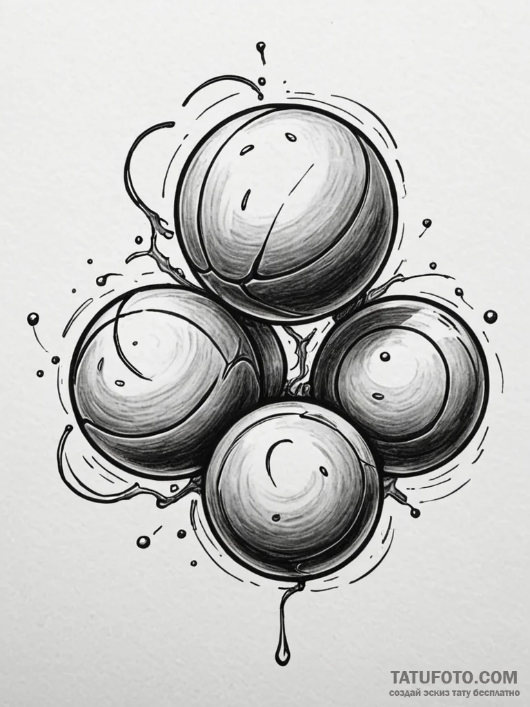 Bearing (ball or roller), symbolizing smooth... - эскиз тату (№1751701907_0, 05.07.2025 07:51) — Tatufoto.com