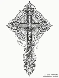 L, tattoo sketch design, detailed cross-hatch... - эскиз тату (№1751703459_0, 05.07.2025 08:17) — Tatufoto.com