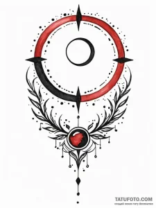 Eclipse vine tearing sigil apart, tattoo sket... - эскиз тату (№1751708564_0, 05.07.2025 09:42) — Tatufoto.com